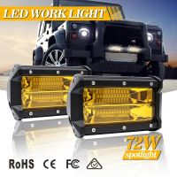 บาร์รถยนต์72W 3000K บาร์ Led ออฟโร้ด4X4 Atv รถเอทีวีไฟทำงานรถแอลอีดี12V 6000lm