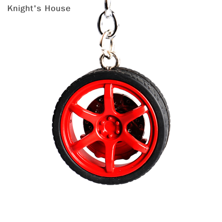 knights-house-พวงกุญแจรถยนต์เทอร์โบพร้อมดิสก์เบรกล้อรถพวงกุญแจรถยนต์พวงกุญแจโซ่รถยนต์สำหรับเป็นของขวัญของผู้ชาย