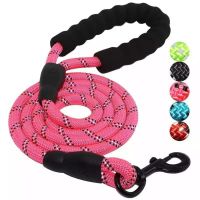 Nylon Dog Harness Leash For Medium Large Dogs Leads Pet Training Running Walking Safety Mountain Climb Dog Leashes Ropes Supply Collars