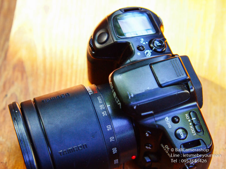 ขายกล้องฟิล์ม-minolta-a303si-serial-00427730-พร้อมเลนส์-tamron-28-200mm