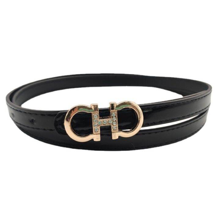 new-multicolor-pu-belt-diamond-inlaid-alloy-buckle-ladies-fashion-skirt