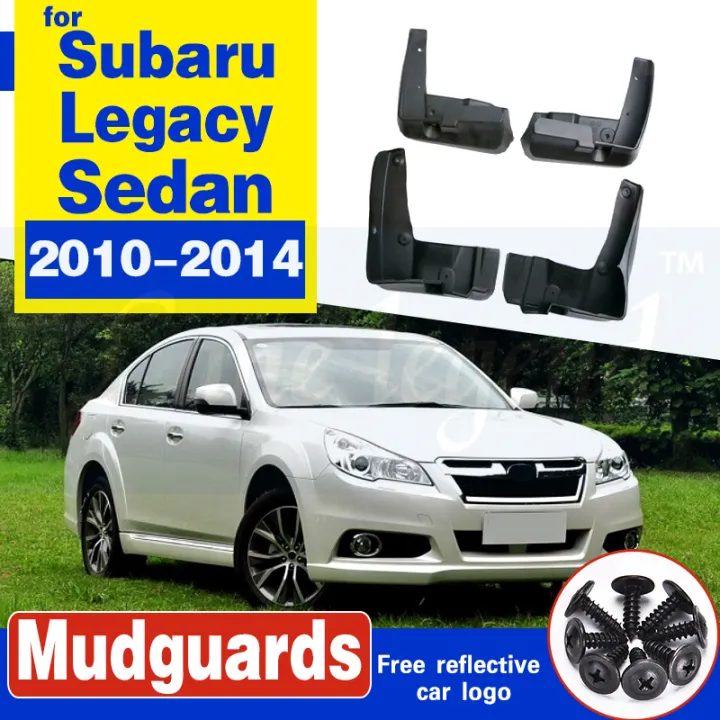 (borongwell) Set Car Mud Flaps For Subaru Legacy Sedan 20102014
