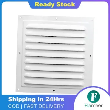 White air vent grille aluminum alloy return air grilles air supply diffuser  duct ventilation HVAC louvre cover square 245-450mm