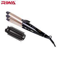 GBUATG RIWA เครื่องม้วนผม3 In 1,อุปกรณ์ทำผมแบบตรงตามอุณหภูมิหน้าจอ LED Z9