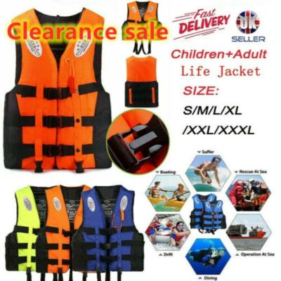 Swimming Life Jacket Vest Foam Drifting Surfing Boat Survival Aid Safety Jacket Adult Child Life Vest Water Sports Life Vest