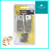 บานพับ 4"X3" YALE EHISL4320BBP3E2 สีสเตนเลส แพ็ค 3 ชิ้นBUTT HINGE YALE 4"X3" EHISL4320BBP3E2 STAINLESS STEEL PACK3 **ด่วน สินค้าเหลือไม่เยอะ**