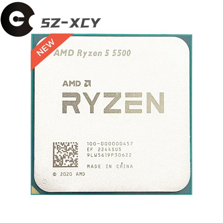 New AMD Ryzen 5 5500 R5 5500 3.6GHz Six-Core Twelve-Thread CPU Processor 7NM
