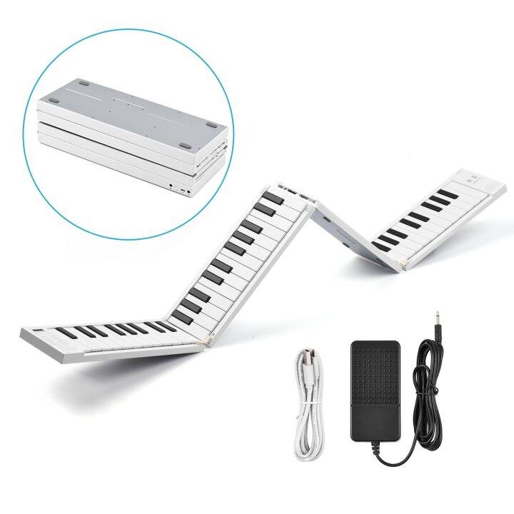 MIDIPLUS Foldable Electronic Keyboard Piano 88 K-Eys Folding Piano ...