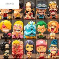 SUNNYFAN Doflamingo อะนิเมะญี่ปุ่น9ซม. Roronoa Zoro Han Robin Boa ของประดับโต๊ะทำงาน Nami Sabi Luffy โมเดลชุดฟิกเกอร์แอคชั่นตัวการ์ตูนฟิกเกอร์ Monkey D Luffy ของเล่นโมเดล