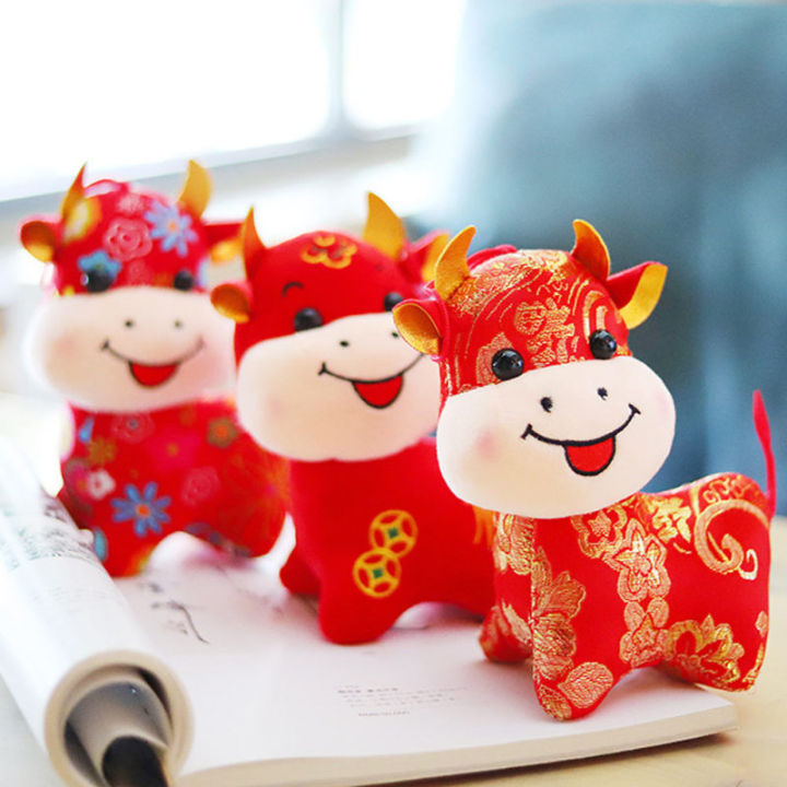 homemaxs-2pcs-chinese-zodiac-ox-cattle-plush-toys-new-year-mascot