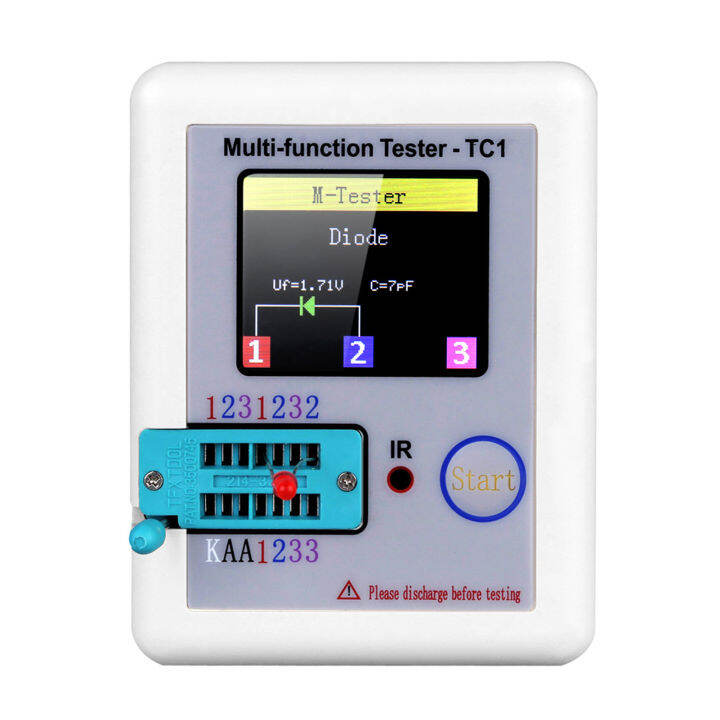 kkmoon-หน้าจอแสดงกล้องหน้าบ้านเครื่องทดสอบทรานซิสเตอร์-multi-functional-tft-backlight-didoe-triode-capacitance-เครื่องตรวจจับความต้านทานตัวเหนี่ยวนำ-mosfet-npn-pnp-triac-mos-การสอบเทียบอัตโนมัติเครื่อ