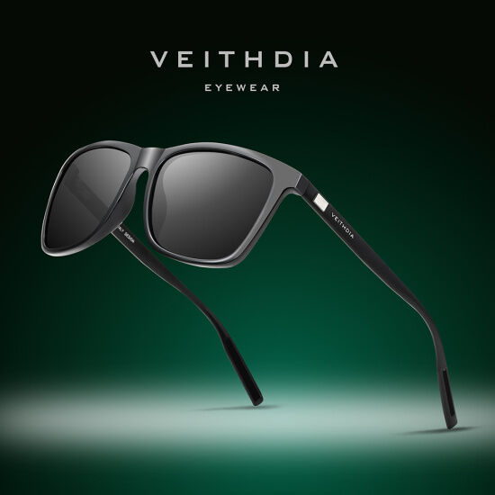 Veithdia thương hiệu kính mát uni r nhôm tr90 kính mát ống kính phân cực - ảnh sản phẩm 1