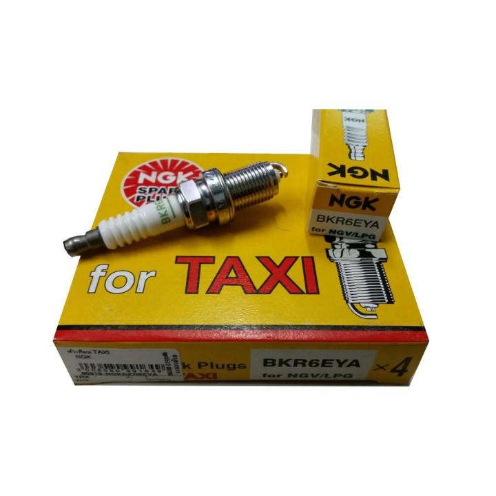 สุดคุ้ม-ngk-หัวเทียน-taxi-bkr6eya-for-ngv-lpg-แพ็ค-4-หัว-ราคาถูก-หัวเทียน-รถยนต์-หัวเทียน-มอเตอร์ไซค์-หัวเทียน-รถ-มอเตอร์ไซค์-หัวเทียน-เย็น