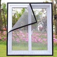 Customizable size anti-mosquito window screen self adhesive window mosquito net summer insect proof door mosquitonet for windows