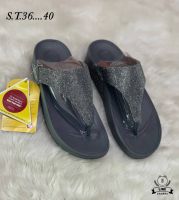 รองเท้าแตะ Fitflop ผู้หญิง รุ่นใหม่ วิบวับ [ดำ เทา โรสโกลด์] size: 36-40 พร้อมส่ง