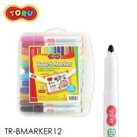 ปากกาไวท์บอร์ด Dong-A Toru 12 สี สำหรับเด็ก TR-BMARKER12