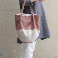 Womens Shoulder Canvas Large-capacity Literary Messenger Bags Simple Cotton and Linen New Bucket Bag Casual Handbag Cloth Bag