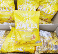 ลูกอมฮอลล์ น้ำผึ้งมะนาว ห่อ 100เม็ด Halls Honey-Lemon Flavored Candy