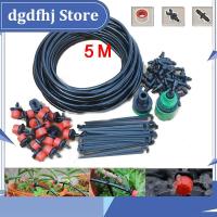 Dgdfhj Shop 5M Drip Irrigation Set Micro sprinklers Spray 4/7 Water Cooling Moisturizer Auto Watering System Kit DIY Garden Tools