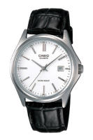 Casio Standard นาฬิกาข้อมือผู้ชาย สายหนังแท้ รุ่น  MTP-1183E,MTP-1183E-7A ( CMG ) - สีเงิน