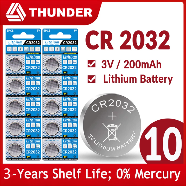 CR2032 Lithium Coin Button Batteries for CMOS PC Desktop Laptop
