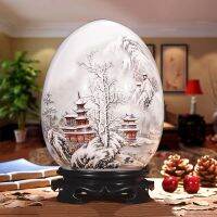 Antique Jingdezhen Ceramic Vase Lucky With Antique Animal Prosperous Egg Contemporary Home Decoration Furnishing Article