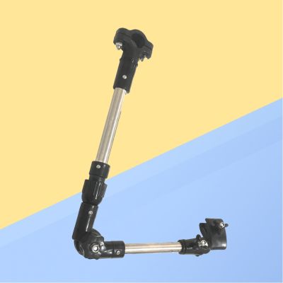 【CC】 Umbrella Mount Holder Swivel Handlebar Frame Adjustable 2 Section Tube Handle for Stroller Wheelchair Baby