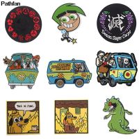 A3176 Patchfan Cartoon Patch Embroidered Applique Iron Patch Design DIY Sew On Clothes Badge Sticker Haberdashery