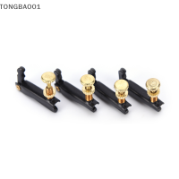 TONGBAO01 4X เครื่องดนตรี Metal TONE Fine TUNER ตัวปรับสำหรับ4/4 3/4ไวโอลินสีดำ