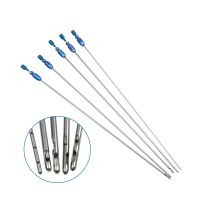 Liposuction Cannula Liposuction Needle Porous Injection Needle Fat Remove Cannula Liposuction Instrument With Cleaning Tube 5Pcs