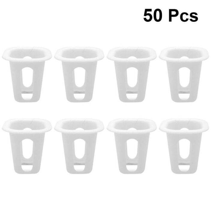 50pcs Hydroponic Planting Baskets Hollow Aeroponic Plastic Gardening ...