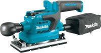 Makita XOB03Z 18V LXT® Lithium-Ion Brushless Cordless 1/3 Sheet Finishing Sander, AWS® Capable, Tool Only