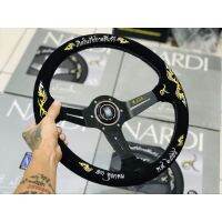 พวงมาลัย NARDI  ITALY King Edition ดำหนังกลับ สุด Limeted งานเทียบเกรดสูง วัสดุแข็งแรงทนทาน เหมาะกับการใช้งานใน รถยนต์