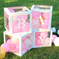 Transparent Baby Shower Boy Birthday 1st Wedding Christening Babyshower Supplies