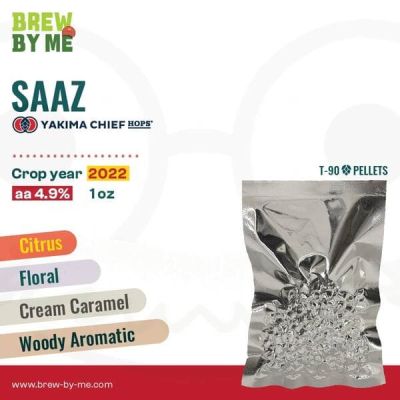 ฮอปส์ Saaz (CZ) PELLET HOPS (T90) โดย Yakima Chief Hops | ทำเบียร์ Homebrew