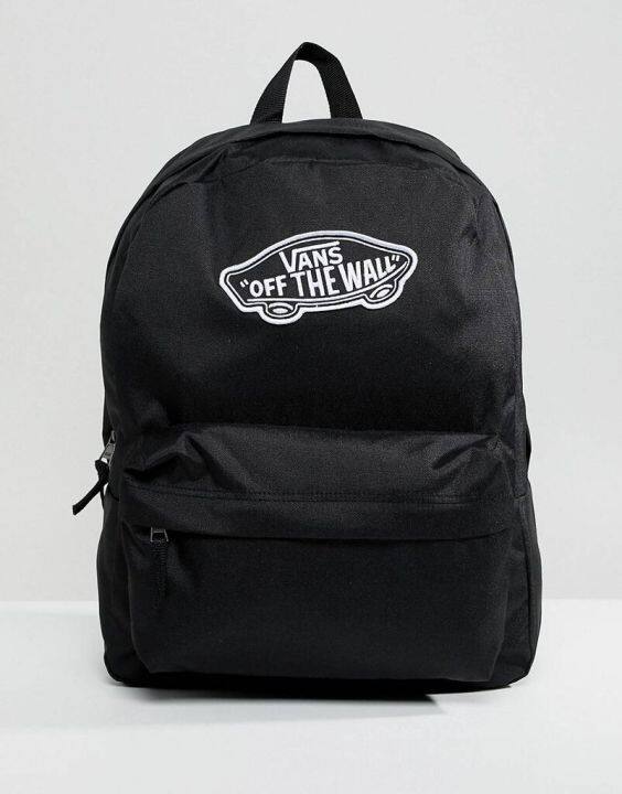 กระเป๋าเป้-vans-realm-backpack-black-ของแท้-พร้อมส่ง-จากไทย