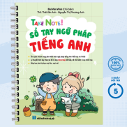 Sách - Take Note Sổ Tay Ngữ Pháp Tiếng Anh Gáy Lò Xo - MT - Newshop