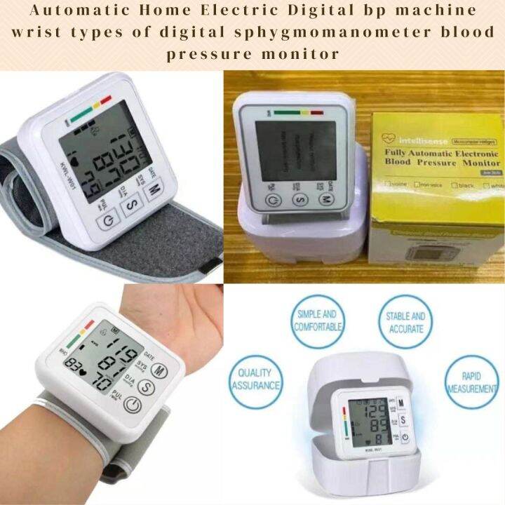 Automatic Home Electric Digital bp machine wrist types of digital
