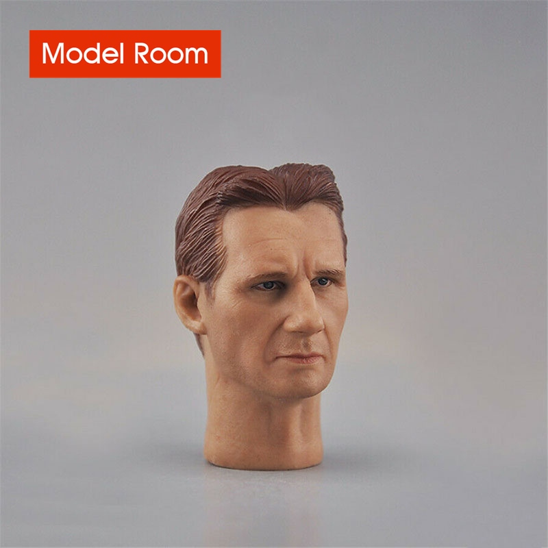 1/6 Scale Male Soldier Head Sculpt PVC Model Fit 12'' Male Action Figure Body 