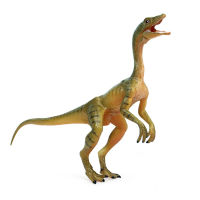 Compsognathus ตุ๊กตาจำลองสัตว์แบบโต้ตอบของเล่นสะสมงานอดิเรกบ้านตกแต่งขนาดเล็กไดโนเสาร์เหมือนจริง