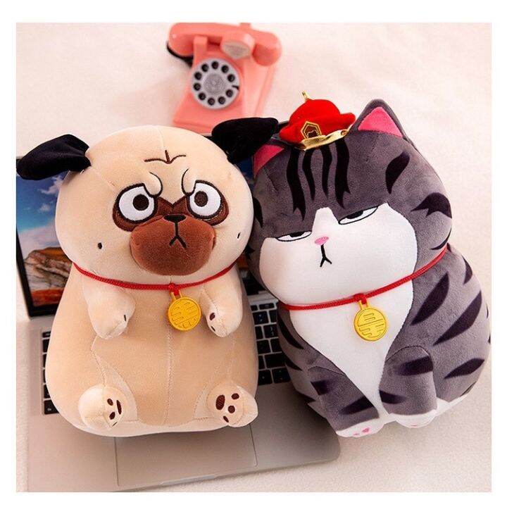 พร้อมส่ง-ตุ๊กตาหน้าบึ้งสุดกวน-ตุ๊กตาแมว-ตุ๊กตาหมา-ตุ๊กตาน่ากอด-ตุ๊กตาตลก