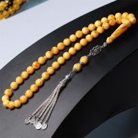 Tasbih Muslim Amber Rosary Resin Material Islam Prayer Beads handmade Fashion jewelry Misbaha Sibaha Tasbeeh Traps  Drains