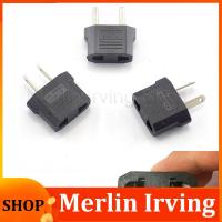 Merlin Irving Shop 2PCS European US AU EU Plug Converter Power Socket Adapter American Japan US To EU Euro Travel Adapter Outlet connector