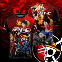 2023 newyamaha LC 135 Edition sublimation xort Baju Yamaha LC edisi แขนสั้น แขนยาว collarr