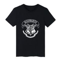 Alimoo Hogwarts School Men &amp; Women Cotton T-shirt Short Sleeve Tops Big SizeXS-4XL