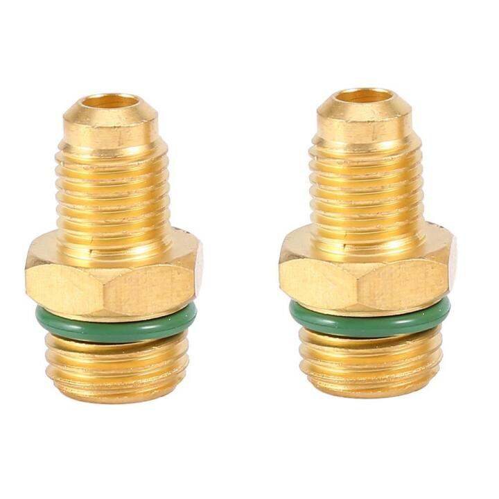 2x-r134a-ac-เครื่องปรับอากาศที่สามารถปรับได้ด่วน-coupler-สูงเชื่อมต่ออะแดปเตอร์ต่ำ-qc-21-ชุดคอปเปอร์-เติมน้ำยาแอร์-แพคคู่-ac-coupler-r134a-high-low-side