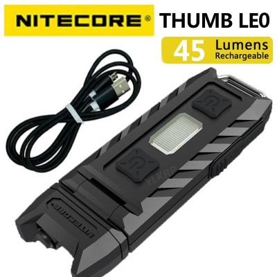 NITECORE THUMB LEO 45 lumens  USB charging  UV light Rechargeable Flashlights