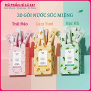 Nước Súc Miệng Vị Trái Cây Dạng Gói Hương Đào, Cam