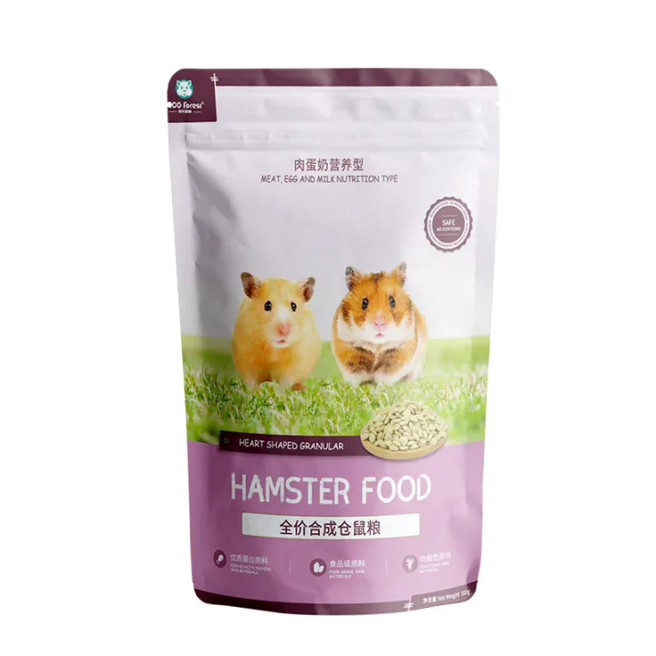 NEW ECO FOREST HAMSTER FOOD ( MEAT, EGG AND MILK NUTRITION ) 500GM Lazada