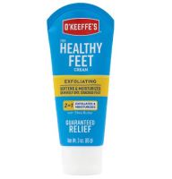 OKeeffes Healthy Feet Exfoliating Foot Cream , Cracked Feet  ครีมทาส้นเท้าแตก ครีมทาเท้า  85g  นำเข้าอเมริกา